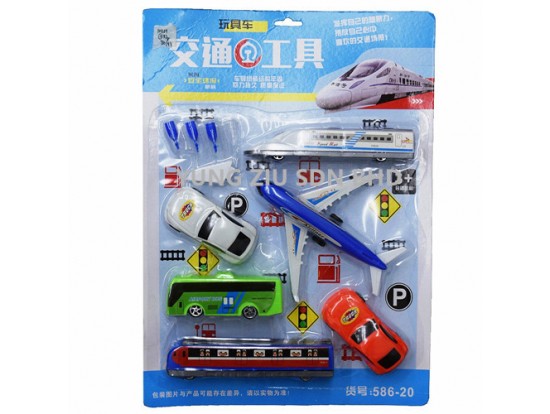 586-20#10PCS TRANSPORTATION TOY